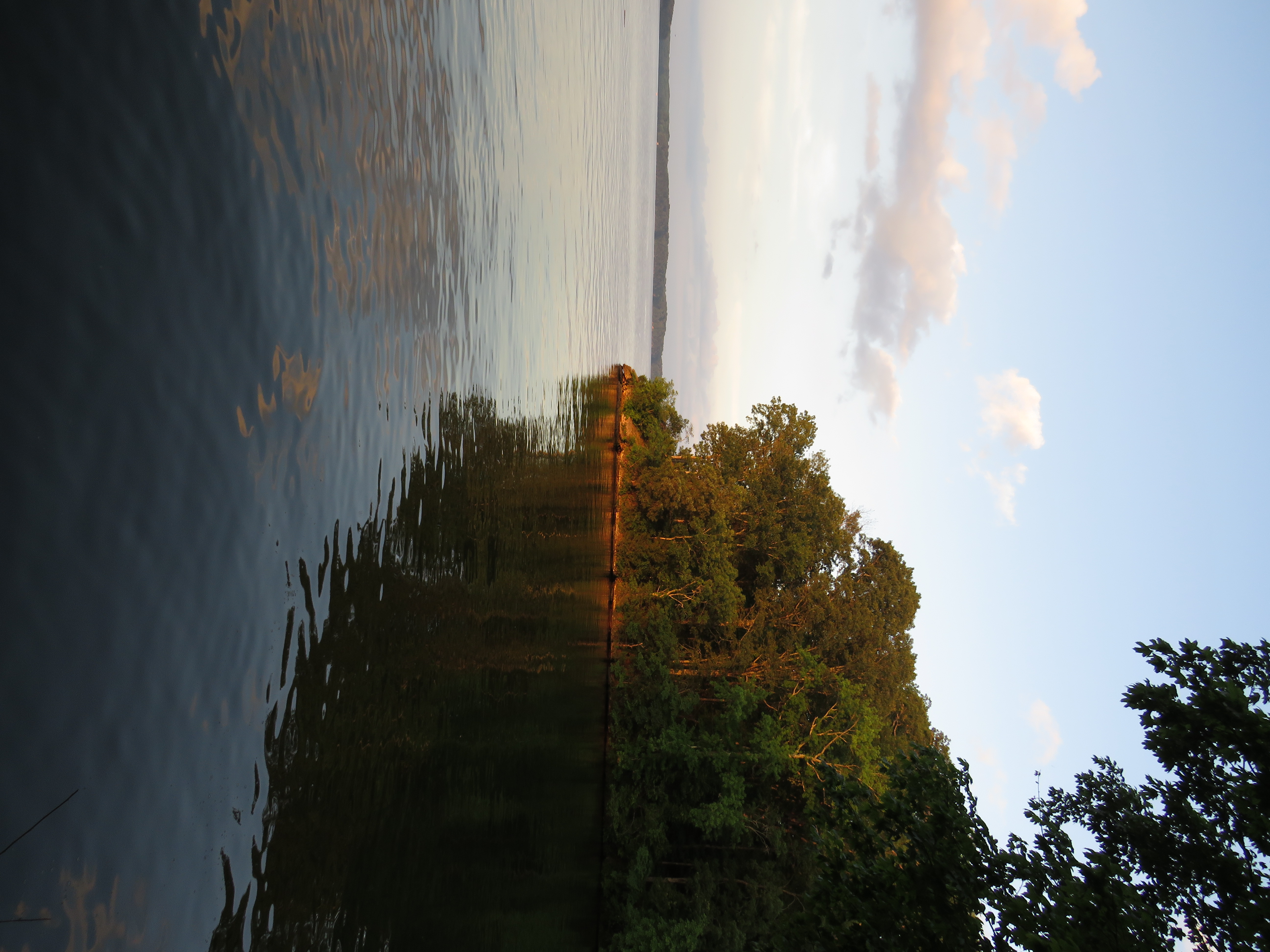 A peaceful flowing river