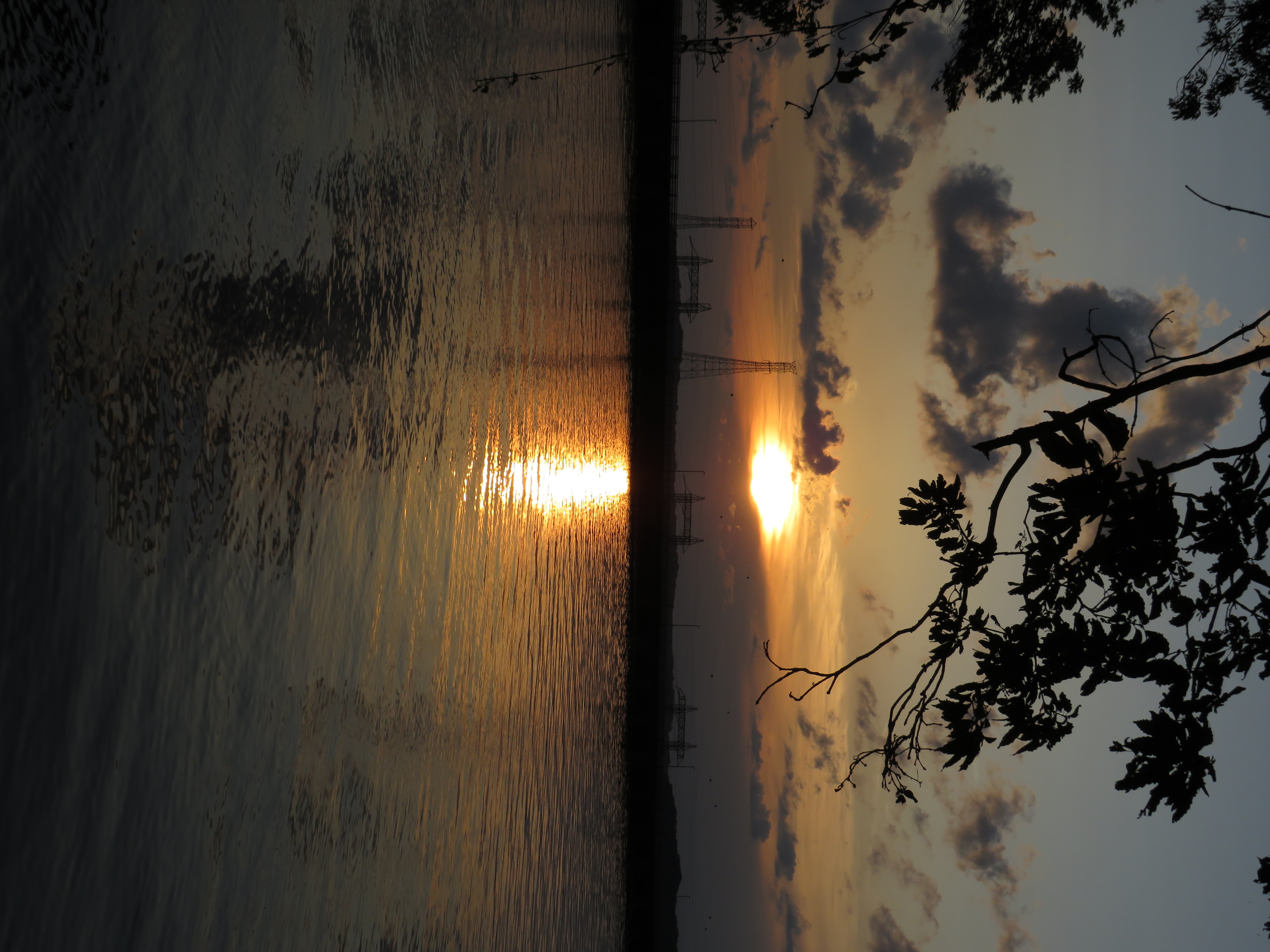 A peaceful flowing river